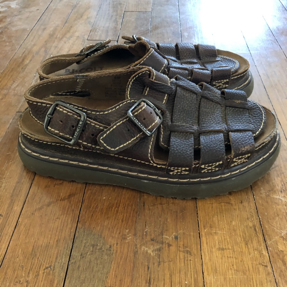 Platform fisherman sandals (unisex)